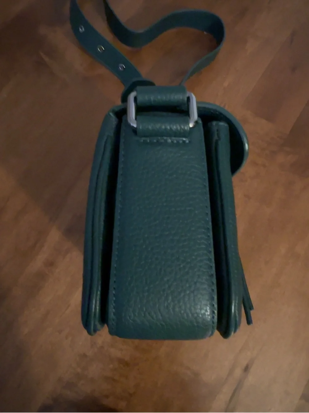 Vince Camuto Genuine Leather Crossbody Bag Dark Green NWOT